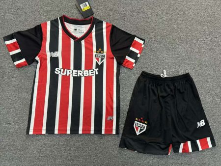 2024/2025 S&atilde;o Paulo Away Jersey Kids Size Suit