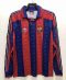 1996/1997 Retro Long Sleeve Barcelona Football Shirt Home Champions League