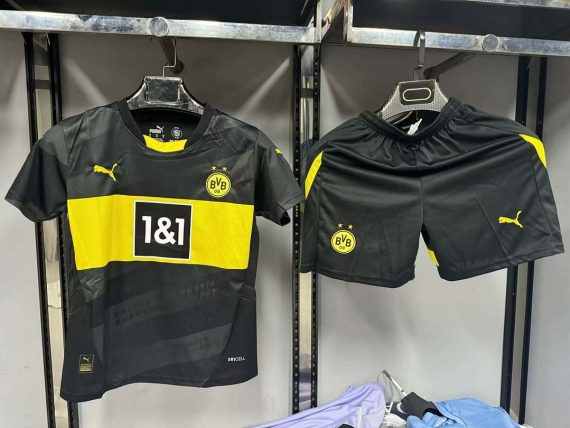 24/25 Dortmund Away Football Shirt Kids Size Suit