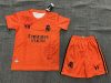 24/25 Real Madrid Y-3 Special Edition Orange Football Shirt Kids Size Suit