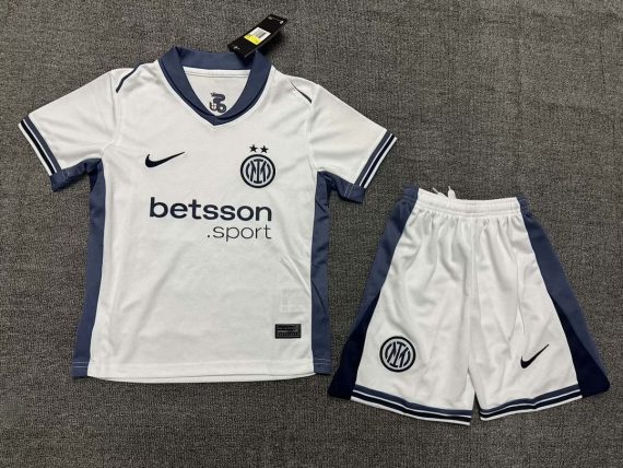 24/25 Internazionale Milan Away Football Jersey Kids Size Suit