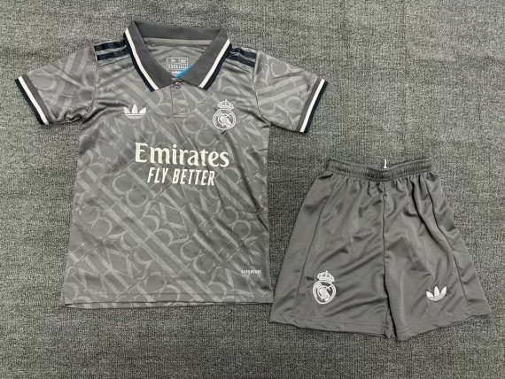 24/25 Real Madrid Third Away Football Shirt Kids Size Suit