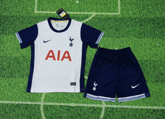 24/25 Tottenham Hotspur Home Football Shirt Kids Size Suit