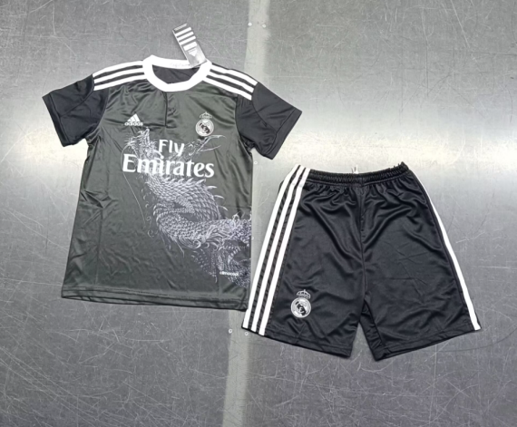 14/15 Retro Real Madrid Third Football Shirt Kids Size Suit