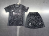 24/25 Liverpool Black Goalkeeper Football Shirt Kids Size Suit