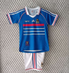1998 Retro France Home Football Shirt Kids Size Suit