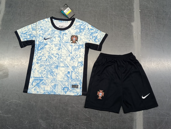 24/25 Portugal Away Football Shirt Kids Size Suit