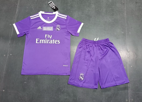 16/17 Real Madrid Away Football Shirt Kids Size Suit