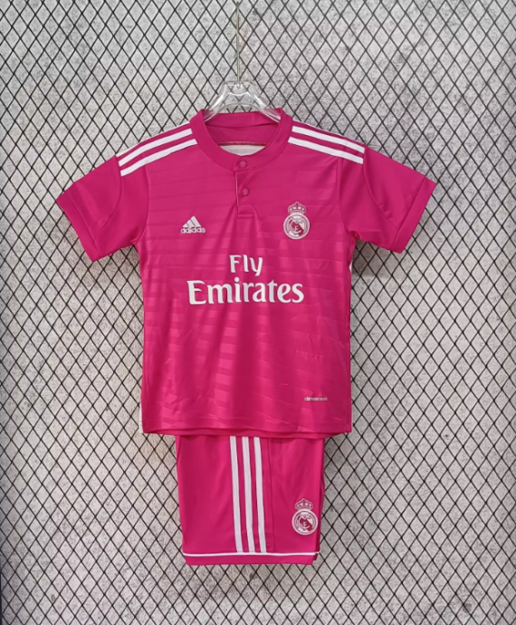 14/15 Retro Real Madrid Away Football Shirt Kids Size Suit