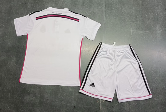 14/15 Retro Real Madrid Home Football Shirt Kids Size Suit