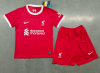 23/24 Liverpool Home Football Jersey Kids Size Suit