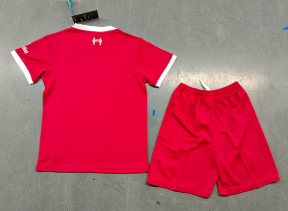 23/24 Liverpool Home Football Jersey Kids Size Suit