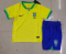 22/23 Brazil Home Football Shirt Kids Size Suit