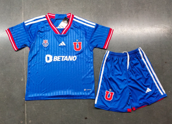 23/24 University of Chile Home Football Shirt Kids Size Suit