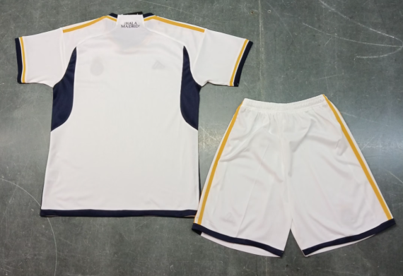 23/24 Real Madrid Home Football Shirt Kids Size Suit