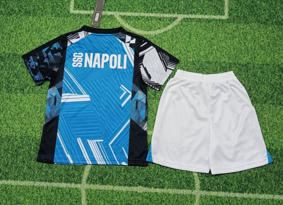24/25 Naples Training Football Shirt Kids Size Suit