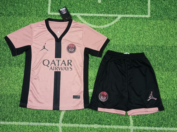 24/25 Paris Saint-Germain Third Away Football Shirt Kids Size Suit
