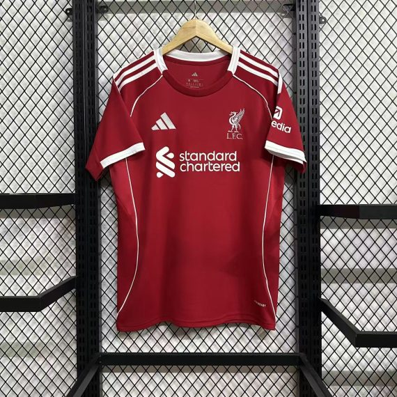 25/26 Liverpool Home Football Shirt