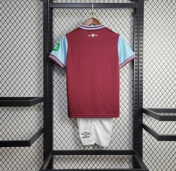 24/25 West Ham Home Football Shirt Kids Size Suit