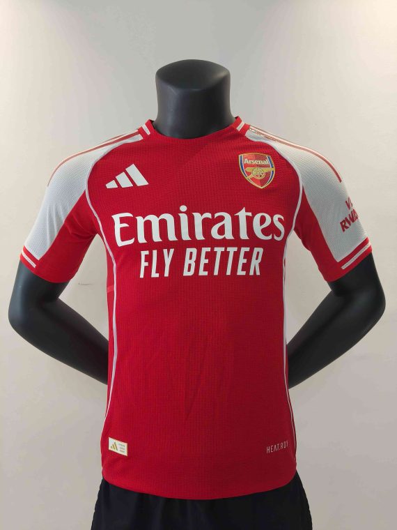 25/26 Player Version Arsenal Home Football Shirt