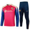 24/25 Barcelona Half-Pull Tracksuit Jersey Set