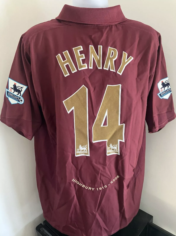 05/06 Arsenal #14 Henry Home Jersey