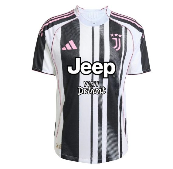 25/26 Juventus Home Football Shirt
