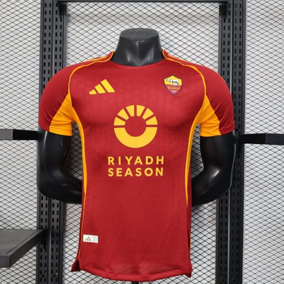 25/26 Player Version Roma Home Football Shirt