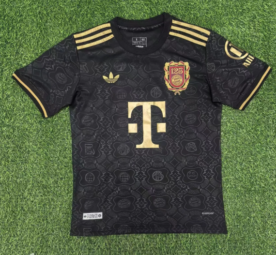 24/25 Bayern Munich Black 125th Anniversary Edition Football Shirt