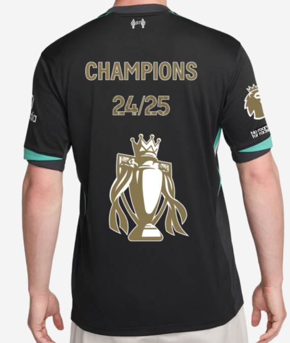 24/25 Liverpool Champions Away Soccer Jersey