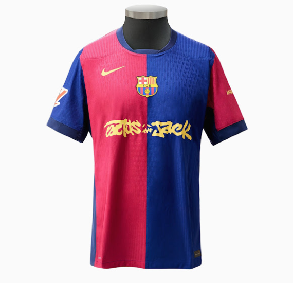24/25 Barcelona Travis Scott Home Football Shirt