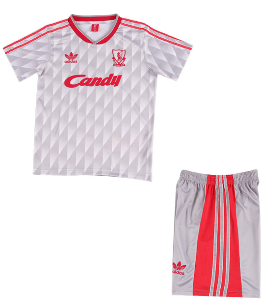 89/90 Liverpool Away Football Shirt Kids Size Suit