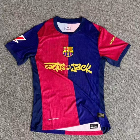 24/25 Barcelona Travis Scott 125th Anniversary Home Football Shirt