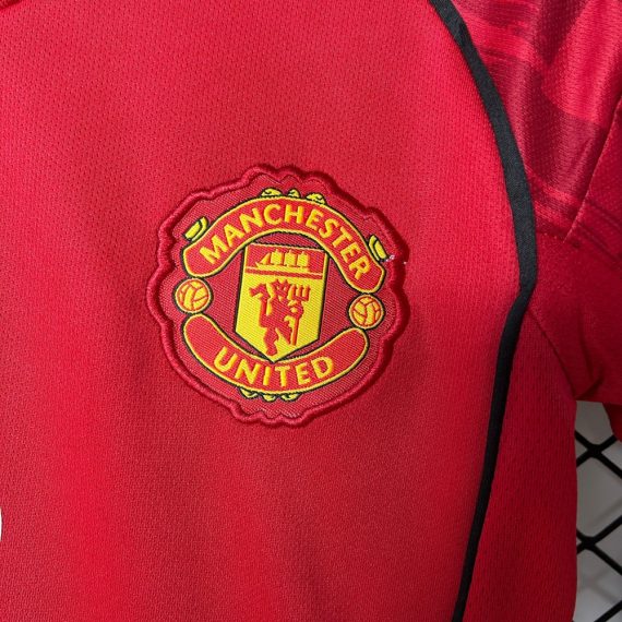25/26 Manchester United Home Football Shirt Kids Size Suit