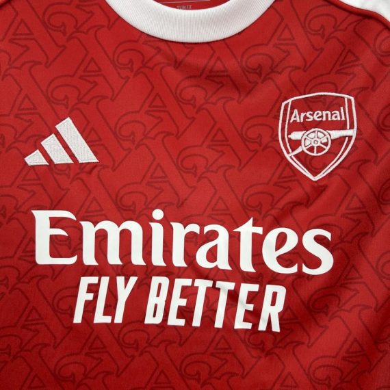 25/26 Arsenal Home Football Shirt Kids Size Suit