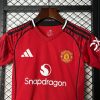 25/26 Manchester United Home Football Shirt Kids Size Suit