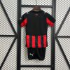 25/26 AC Milan Home Football Shirt Kids Size Suit
