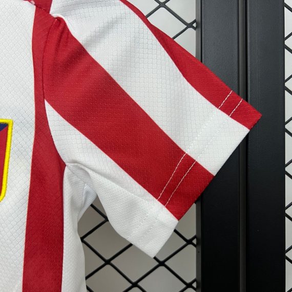 25/26 Atletico Madrid Home Football Shirt Kids Size Suit