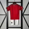 25/26 Manchester United Home Football Shirt Kids Size Suit