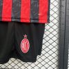 25/26 AC Milan Home Football Shirt Kids Size Suit