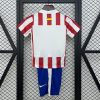 25/26 Atletico Madrid Home Football Shirt Kids Size Suit