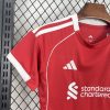 25/26 Liverpool Home Football Shirt Kids Size Suit
