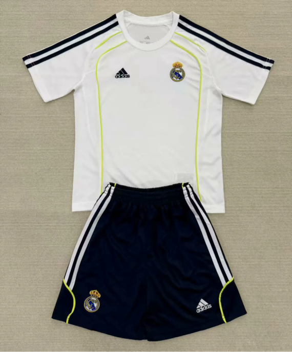 25/26 Real Madrid Training Clothes Football Shirt Kids Size Suit