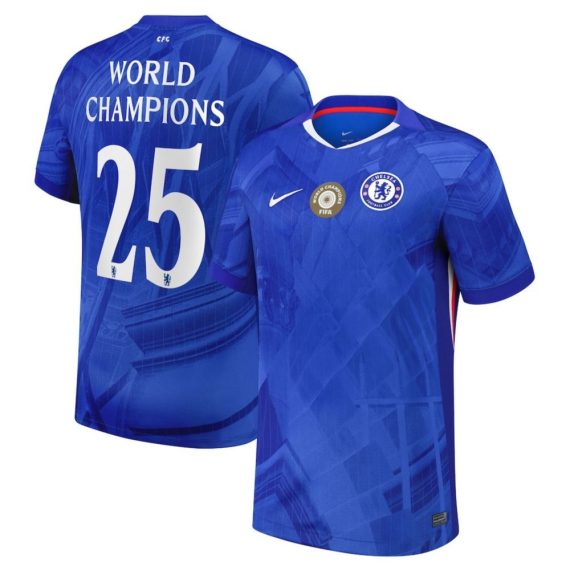 25/26 Chelsea #25 World Champions Football Jersey Shirt