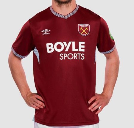 25/26 West Ham United Home Football Shirt