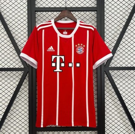 17/18 Retro Bayern Munich Home Football Jersey