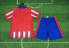 2023/2024 Atletico Madrid Home Soccer Jersey Kids Size Suit