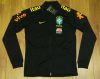 2021 Brazil Training Jacket Black Football Shirt Set
