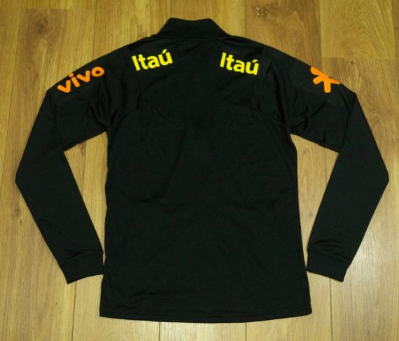 2021 Brazil Training Jacket Black Football Shirt Set
