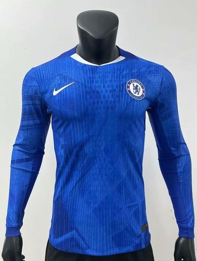 25/26 Long Sleeve Chelsea Home Football Shirt